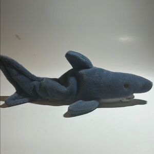 Ty Blue Stuffed Shark Plush Toy